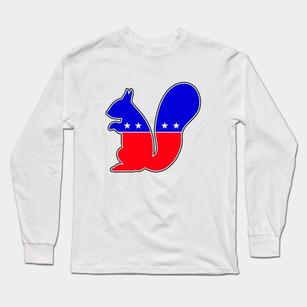 Third Party Politics Squirrel Long Sleeve T-Shirt by karutees